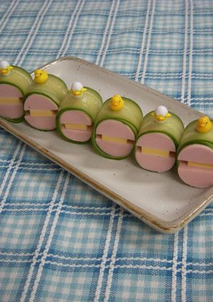 A picture of Easy Appetizer with Fish Sausages.