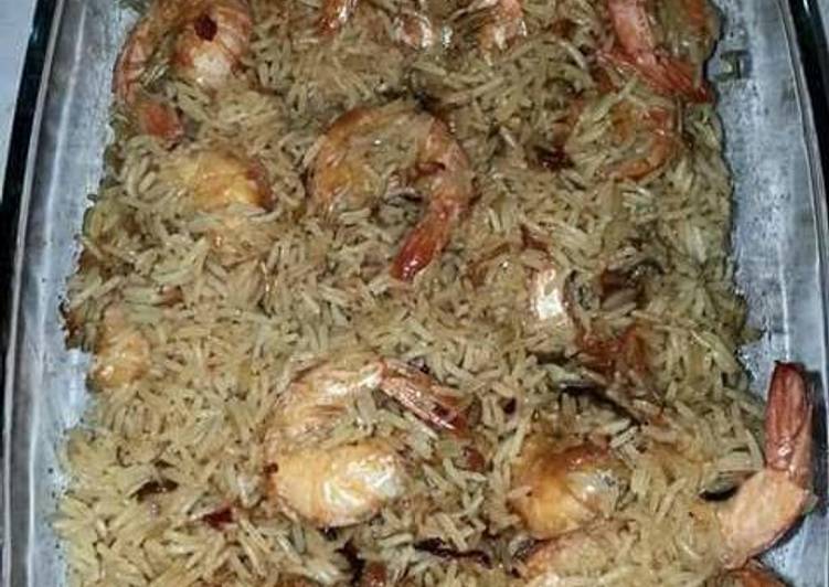 Recipe of Super Quick Homemade Rice with prawns