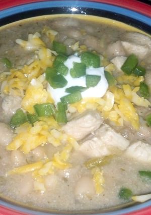 A picture of White Chicken Chili.