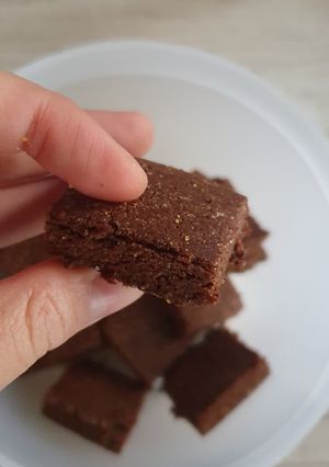 Una foto de Galletitas de lenteja y chocolate