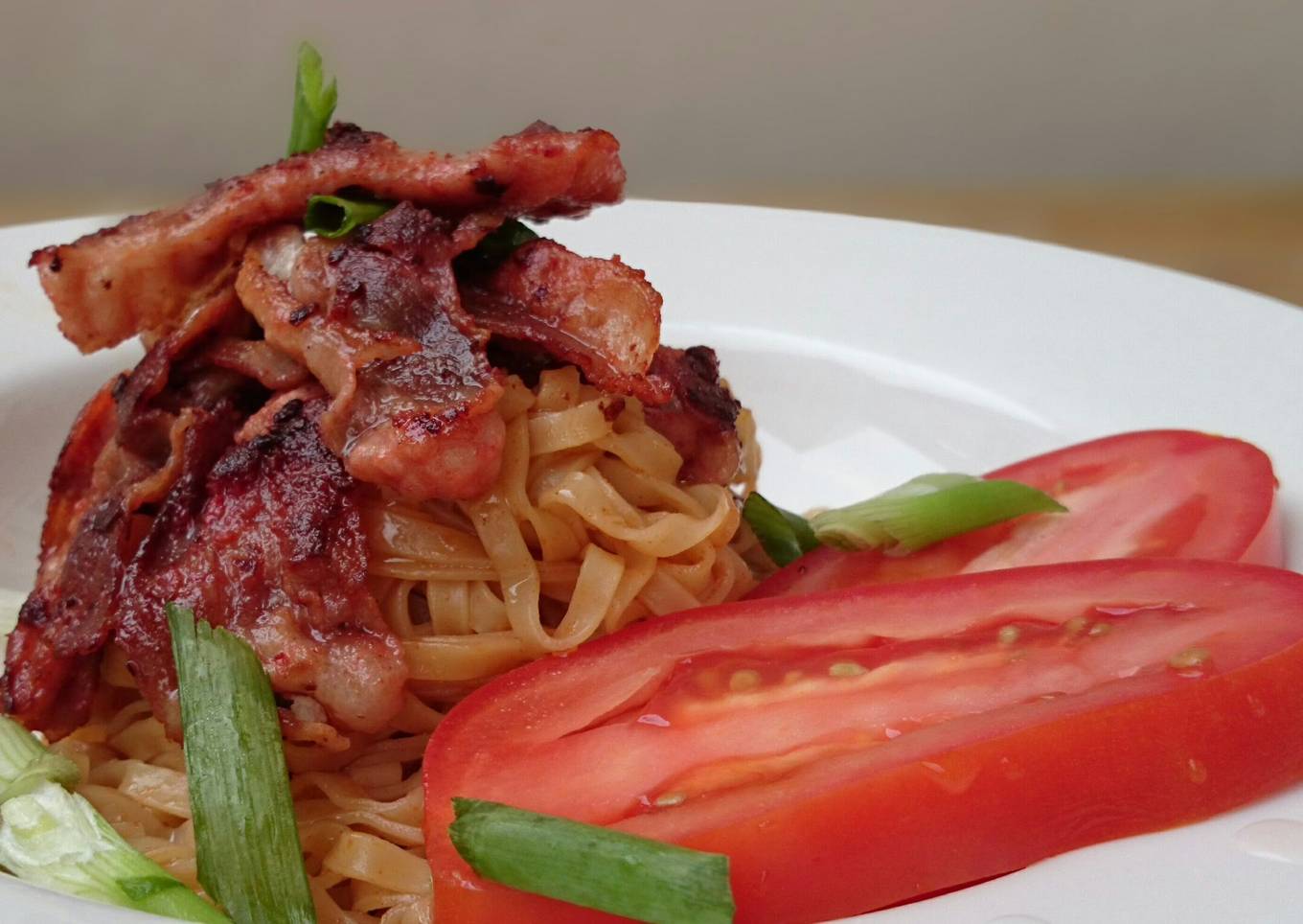 Fried Bacon In Fermented Red Bean Curd