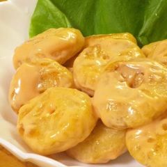 A picture of Thrifty Mock Shrimp in Mayonnaise Sauce (with Okara).
