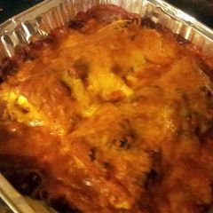 A picture of Frozen Burrito Casserole (kid friendly).