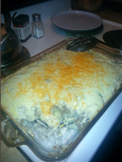 A picture of Hamburger Casserole.