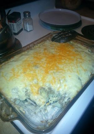 A picture of Hamburger Casserole.