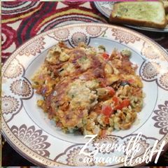 A picture of Cheese and Veg Loaded Omelette.