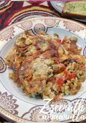 A picture of Cheese and Veg Loaded Omelette.