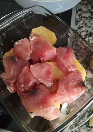 Una foto de Empezando bonito al horno