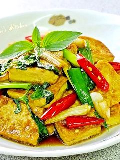 塔香紅燒豆腐 的食譜成品照片