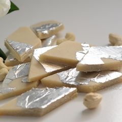 A picture of Kaju Katli.