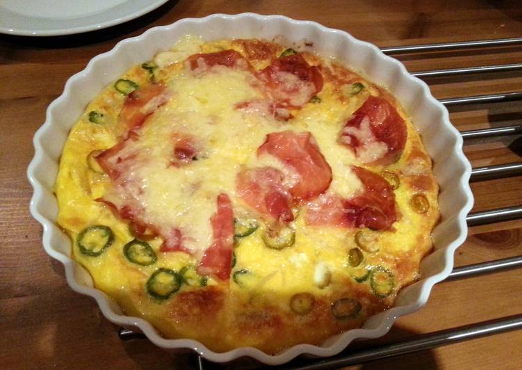green chili omelet recipe main photo