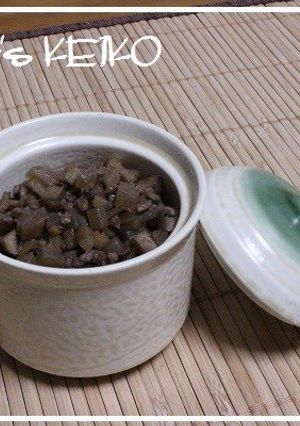 A picture of Farmhouse Recipe: Burdock Root and Konnyaku Tsukudani.