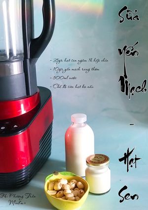 Hình của món Sữa Hạt Sen - Yến Mạch.
