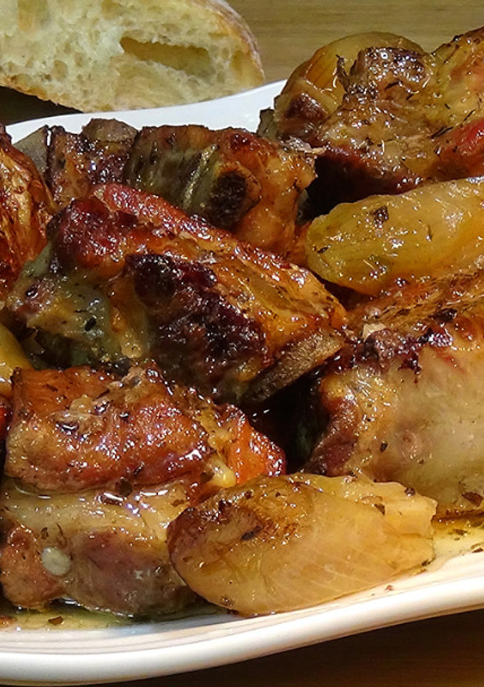 Una foto de Cómo hacer Costillas de cerdo a la cerveza y al horno