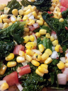 A picture of Kale side Dish.