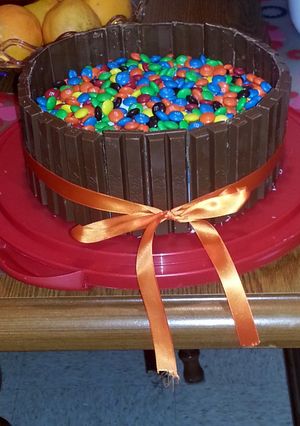 A picture of candy cake.