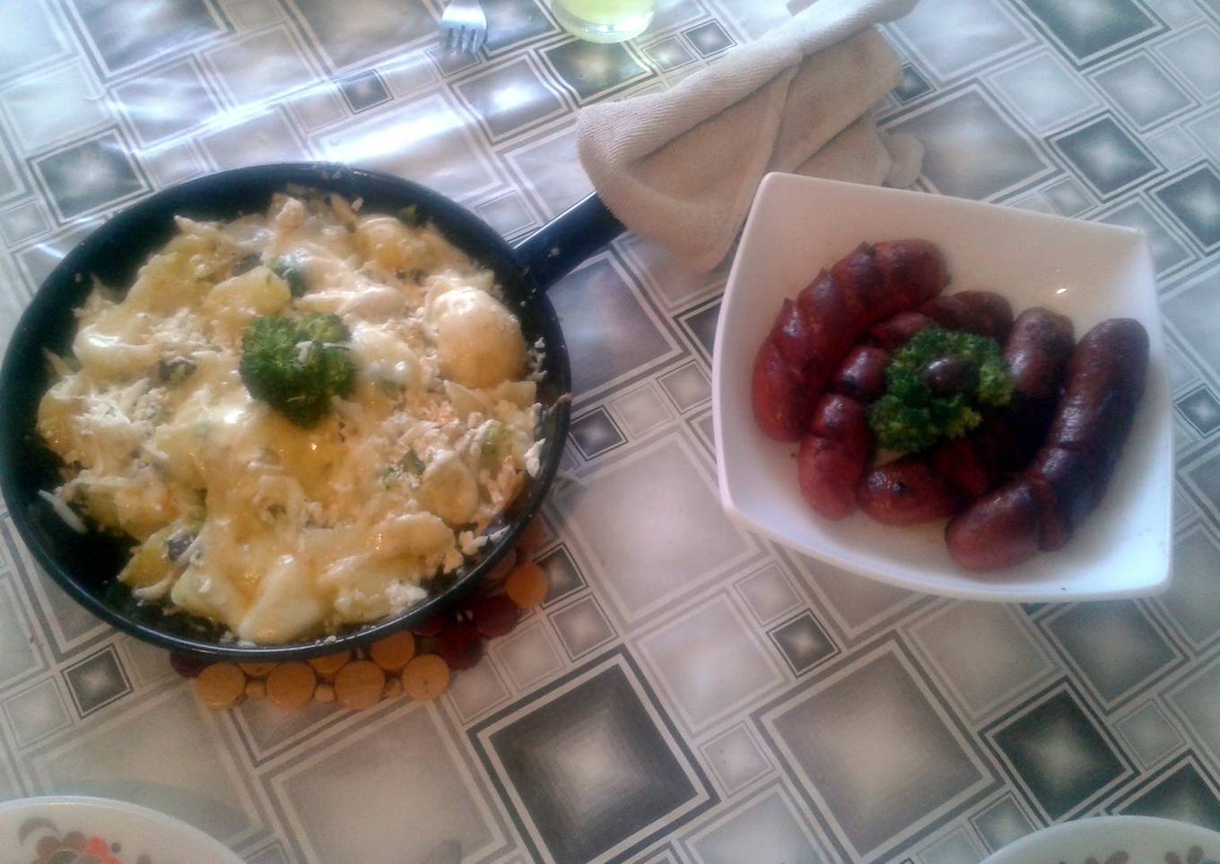 Potato and cheese