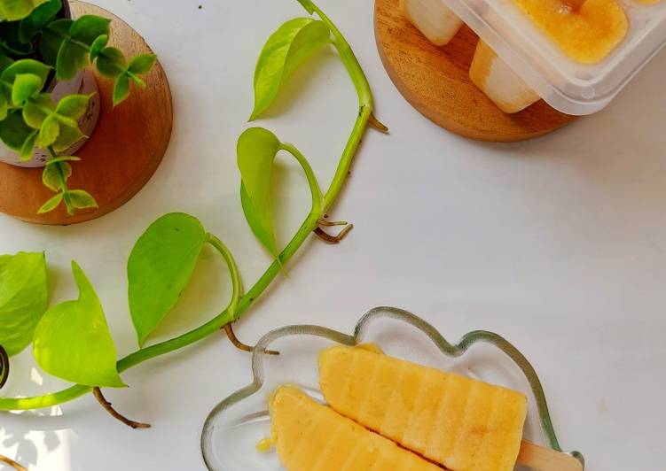 Cara Gampang Menyiapkan Mango Ice Cream / Es Krim Mangga, Lezat Sekali