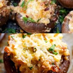 A picture of Stuffed Mushrooms.