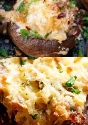 A picture of Stuffed Mushrooms.