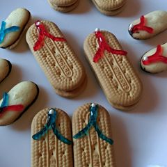 A picture of Flip Flop Cookies.
