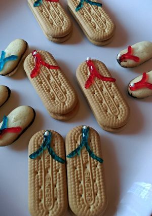 A picture of Flip Flop Cookies.