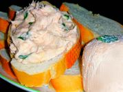 A picture of onion cheese spread
