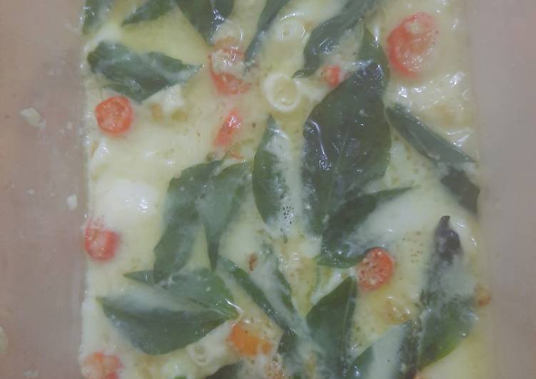 Pepes putih telur kemangi