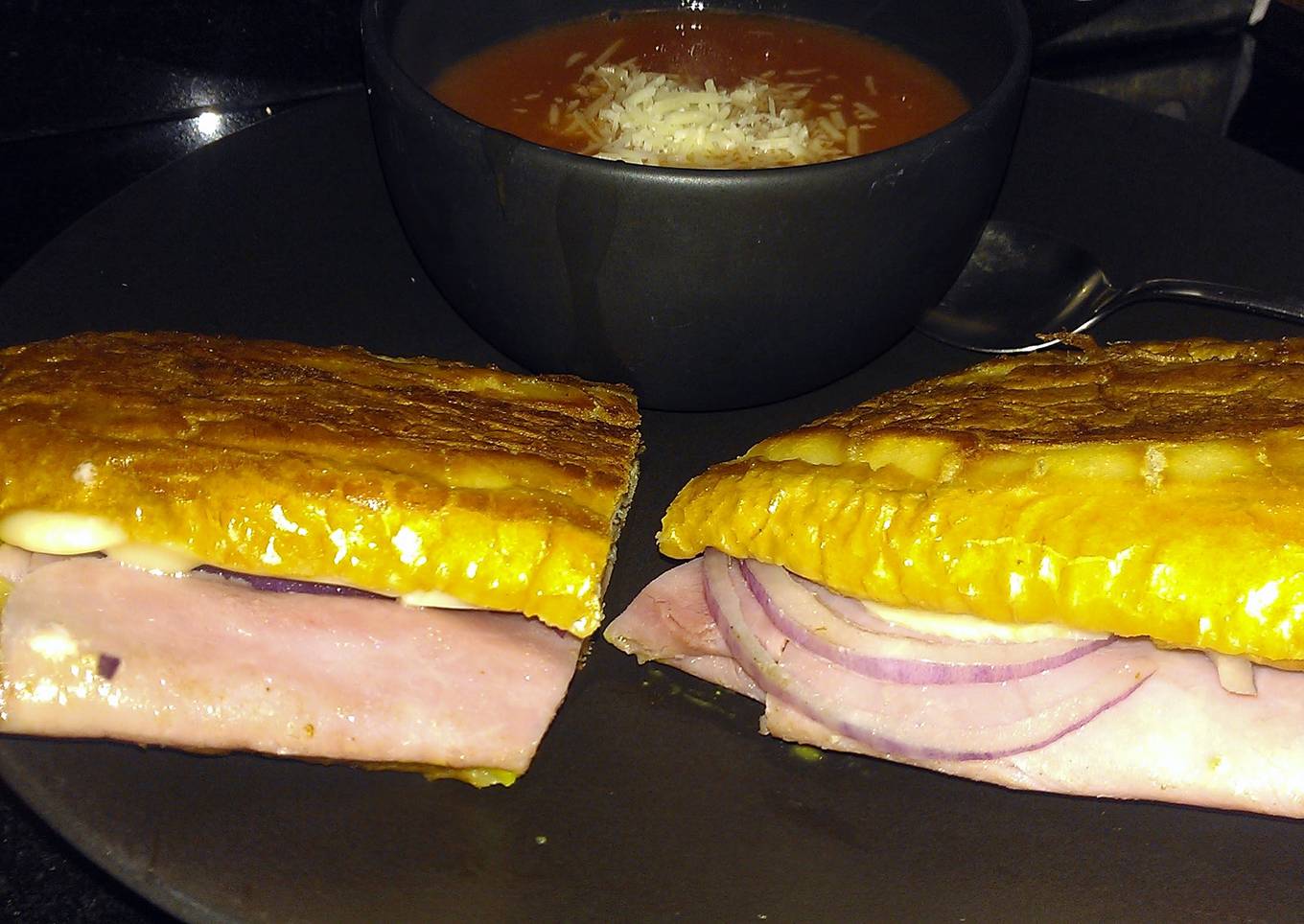 Yummy Grilled Ham n Cheese