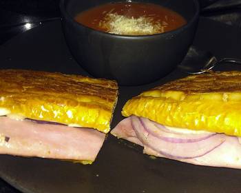 The New Way Prepare Recipe Yummy Grilled Ham n Cheese Delicious Perfect