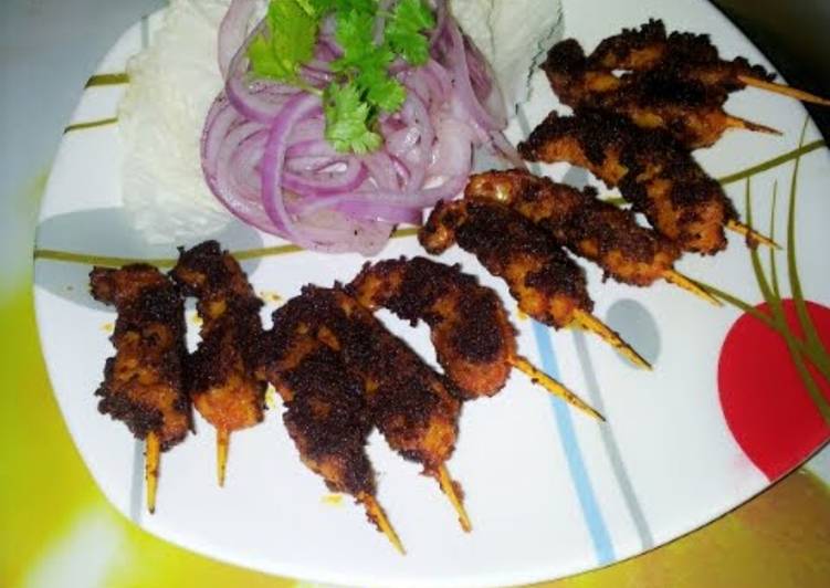 Steps to Make Any-night-of-the-week PRAWNS LOLLIPOP