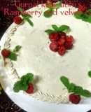 Raspberry red velvet cake