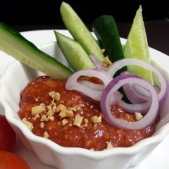 A picture of Peanut Chili Sauce / Vegan.