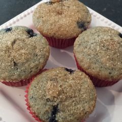 A picture of Blueberry muffins.