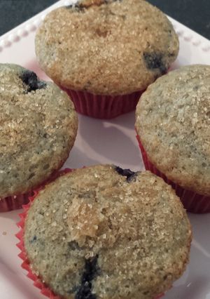 A picture of Blueberry muffins.