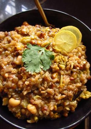 A picture of Mixed Lentils Khichadi - One Pot Meal.