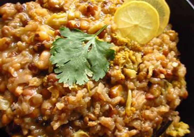 Simple Way to Make Ultimate Mixed Lentils Khichadi - One Pot Meal