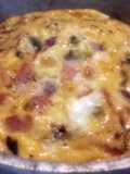 Frittata de jamón y queso
