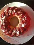 Cake de yogurt de frutilla.🍓🍓