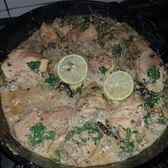 A picture of White Karahi.
