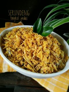 Foto resep SERUNDENG TONGKOL pedas