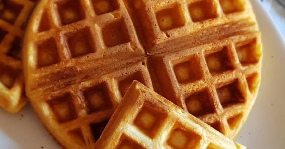 3 steps Waffles Recipe by Pinkblanket's Kitchen Cookpad