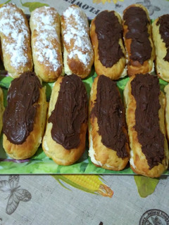 Una foto de Pepitos de crema y chocolate con thermomix