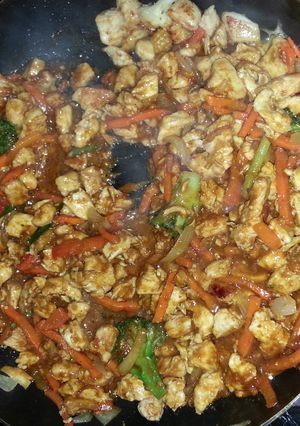 A picture of Satay Chicken.