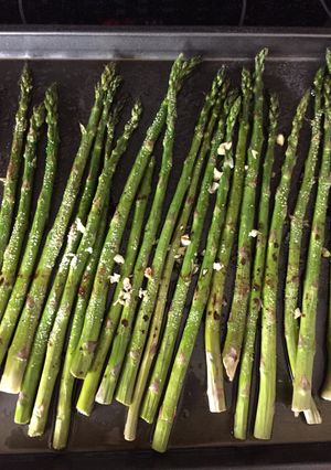 A picture of Balsamic And Garlic Roasted Asparagus.