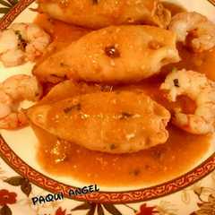 Una foto de Calamares rellenos