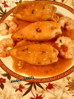 Una foto de Calamares rellenos