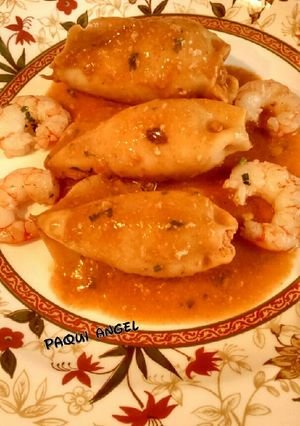 Una foto de Calamares rellenos