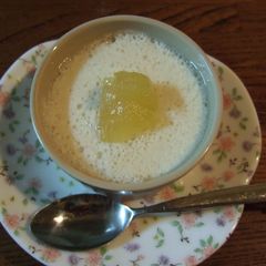 Apple & Soy Milk Mousse A picture of Apple & Soy Milk Mousse.