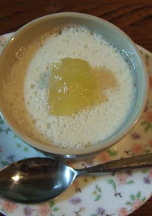 A picture of Apple & Soy Milk Mousse.